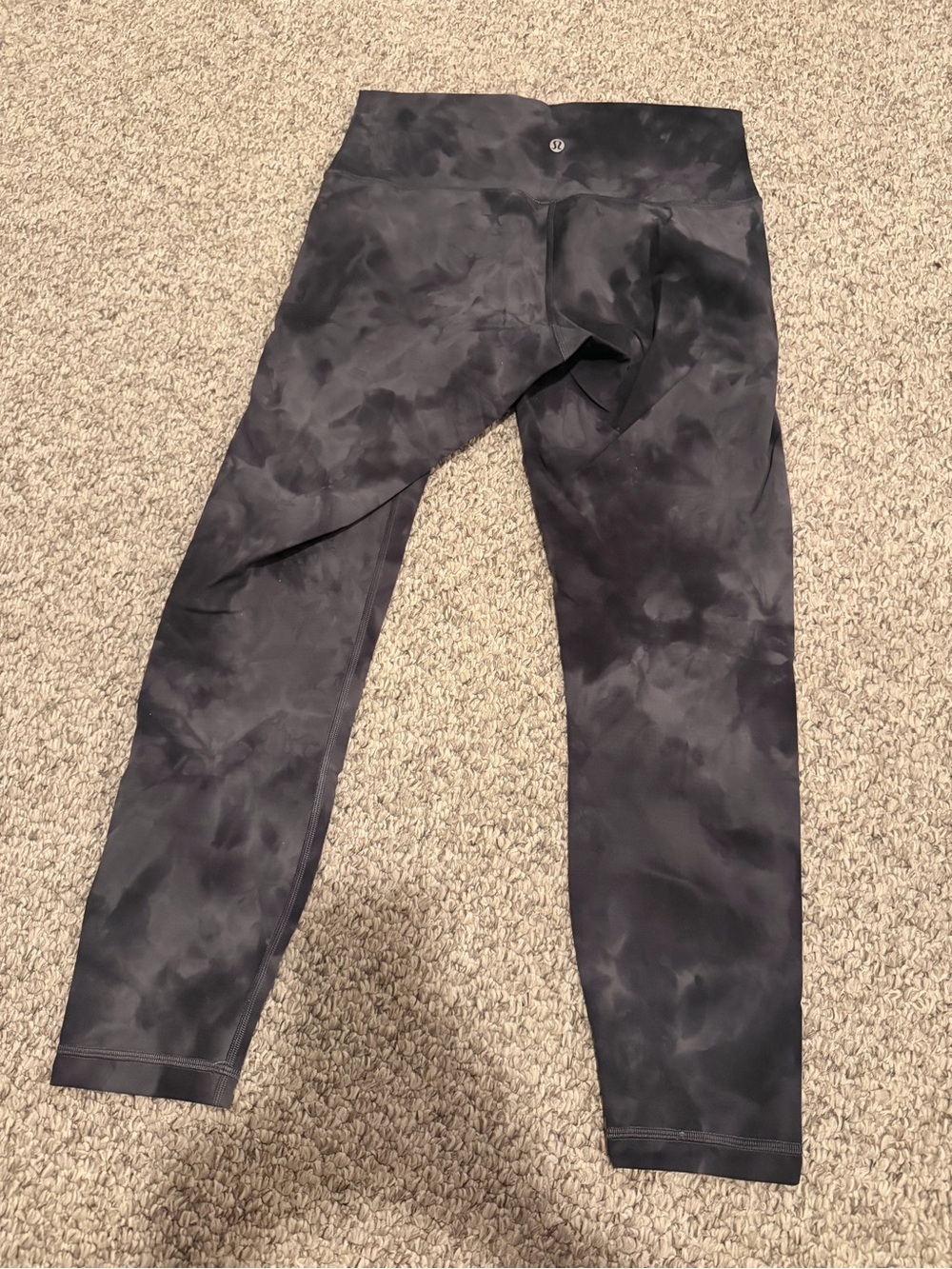 Wunder Train High-Rise Tight 25" – Diamond Dye Pitch Grey